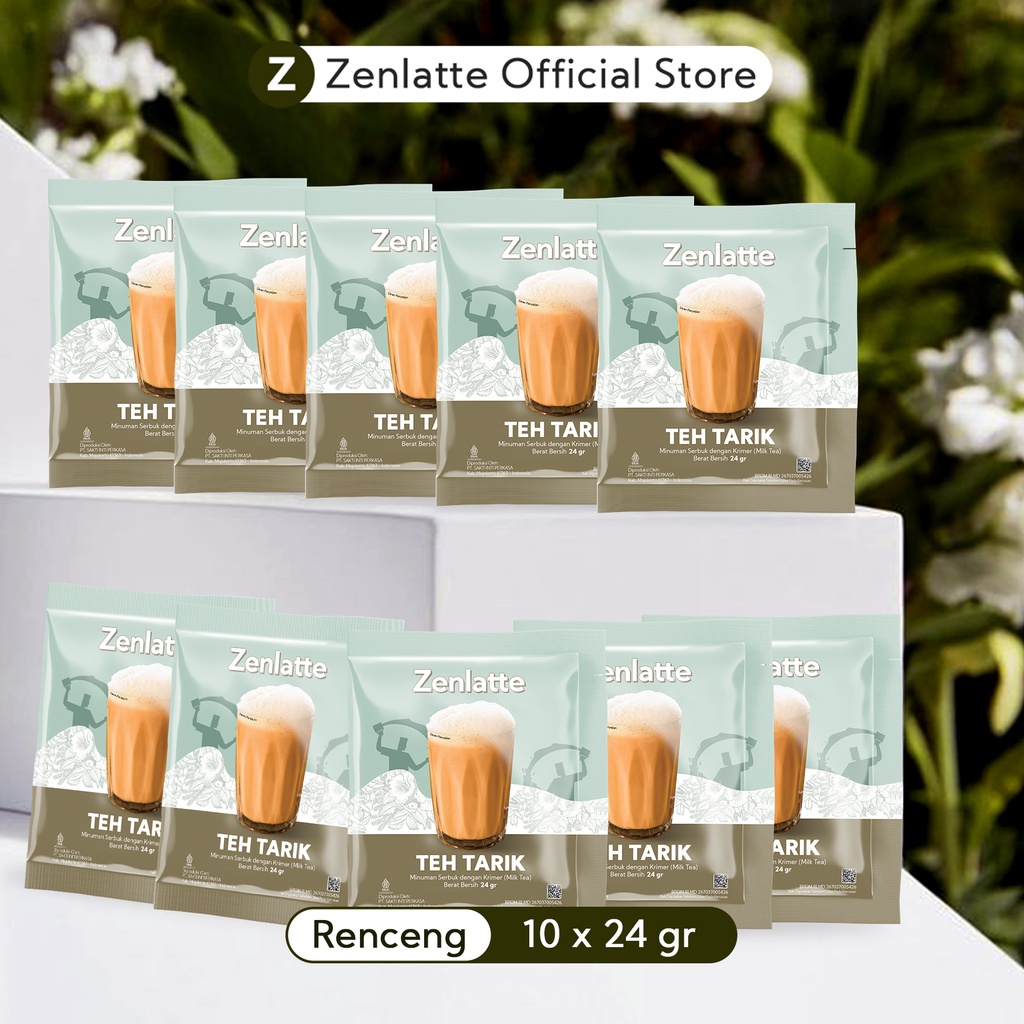 Jual Zenlatte Teh Tarik - Renceng/Pouch | Teh Tarik Powder | Bubuk Teh ...