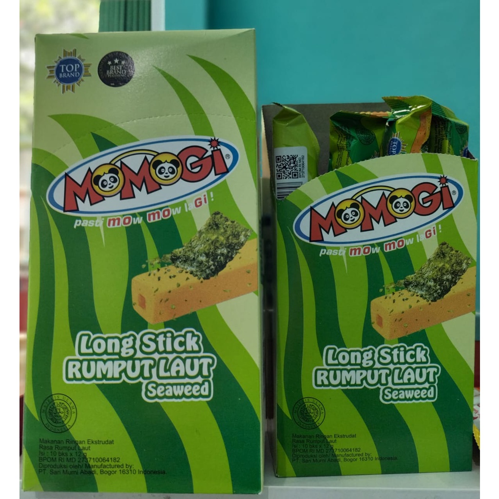 Jual Momogi Long Stick Rumput Laut 10 Pcs Shopee Indonesia