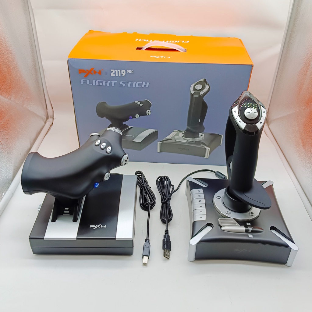 Jual Gamepad Flight Joystick Simulator PXN 2119 Pro Flight Simulator ...