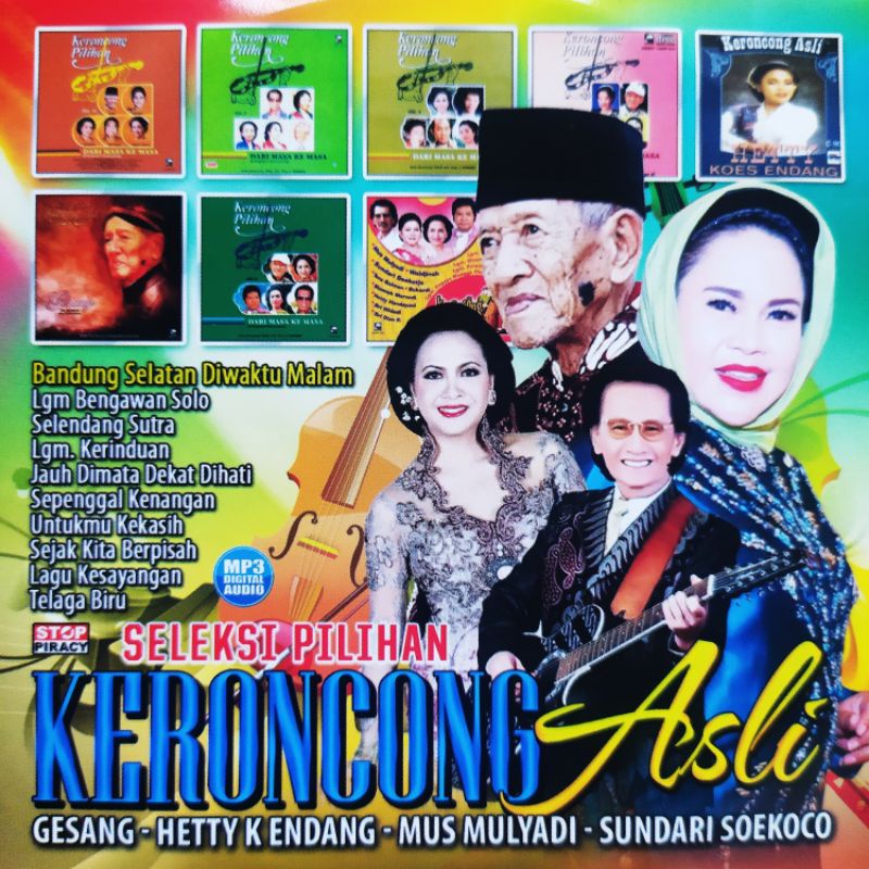 Jual Kaset VCD Lagu Mp3 Seleksi Pilihan Keroncong Asli | Shopee Indonesia