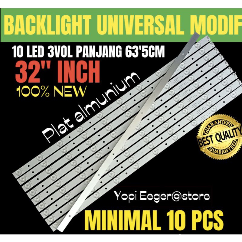 Jual BACKLIGHT TV LED UNIVERSAL MODIFIKASI TV 32