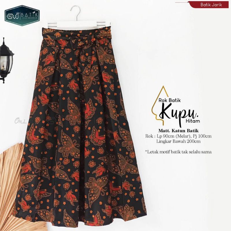 Jual Sidomukti Sogan Rok Batik Alusan Modern Kekinian Model Payung ...