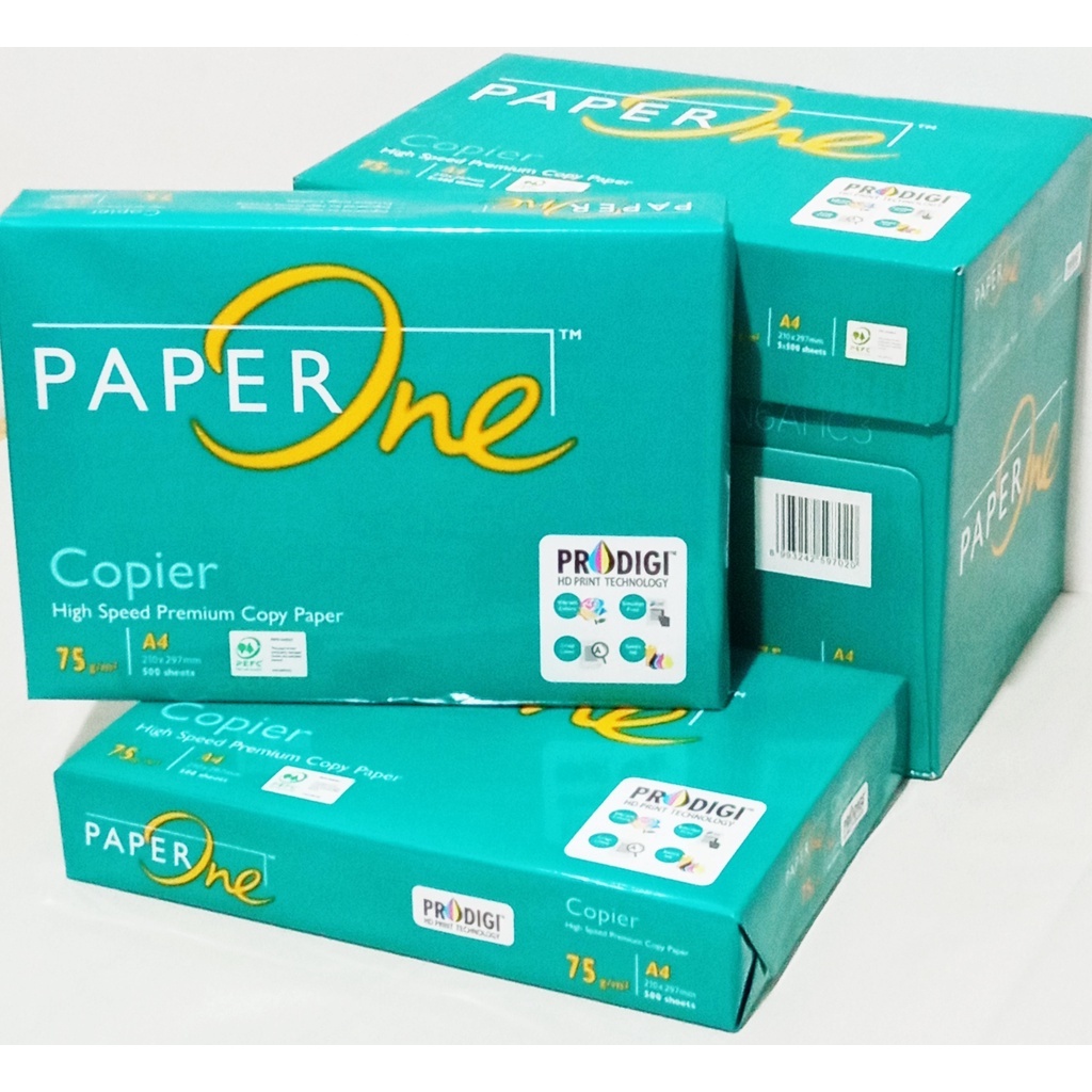 Jual Paper One Varian Kertas Hvs Putih [ 1 Rim ] Shopee Indonesia