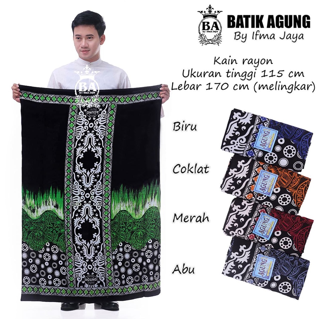 Jual Sarung Batik Motif BULATAN KAYU SERAGAM | Sarung Goyor | Sarung ...