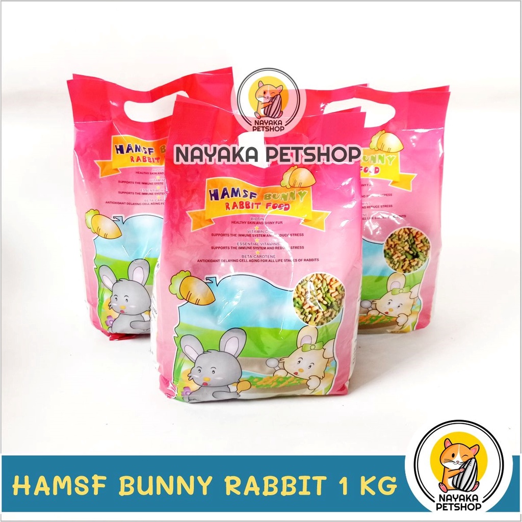 Jual Hamsf Bunny 1 Kg Rabbit Food Makanan Kelinci Pakan Pelet Hamsbunny ...