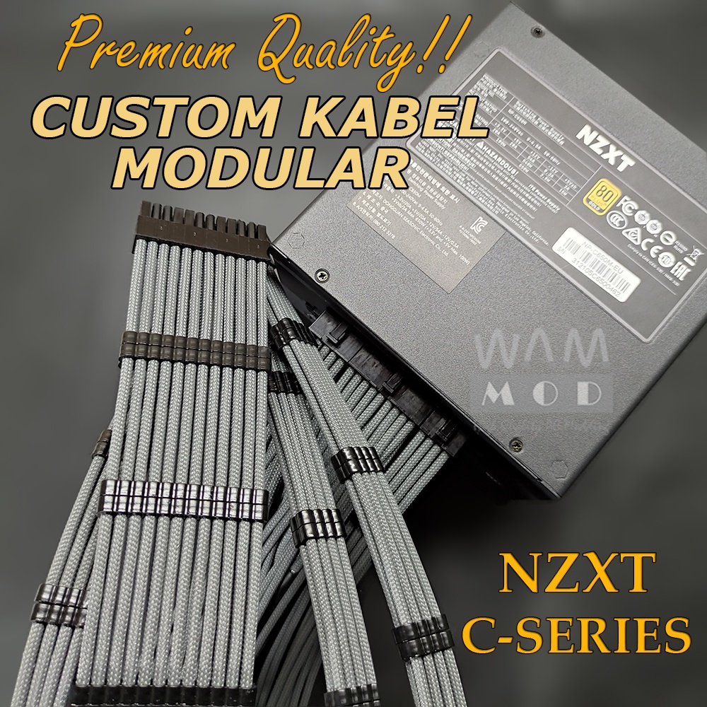 Jual Custom Kabel Modular PSU SEASONIC CORSAIR ASUS Bitfenix NZXT ...