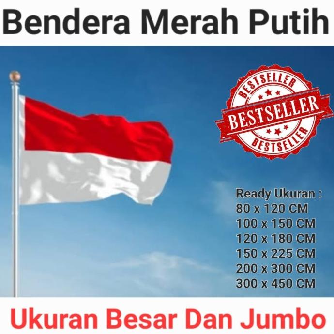 Jual Bendera Merah Putih Ukuran Besar Dan Jumbo Ready Aneka Ukuran Shopee Indonesia