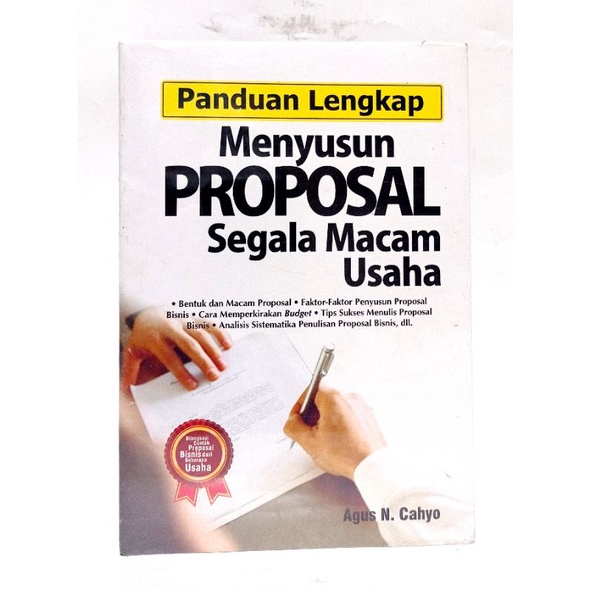 Jual Panduan Lengkap Menyusun Proposal Segala Macam Usaha | Shopee ...