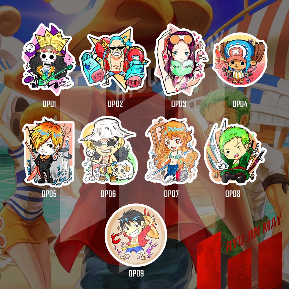 Jual Sticker Anime - One Piece | Shopee Indonesia