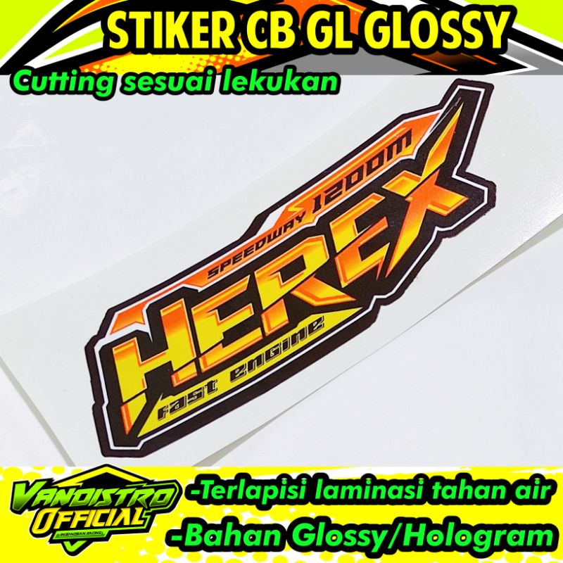 Jual Stiker Herex Fast Engine Shopee Indonesia