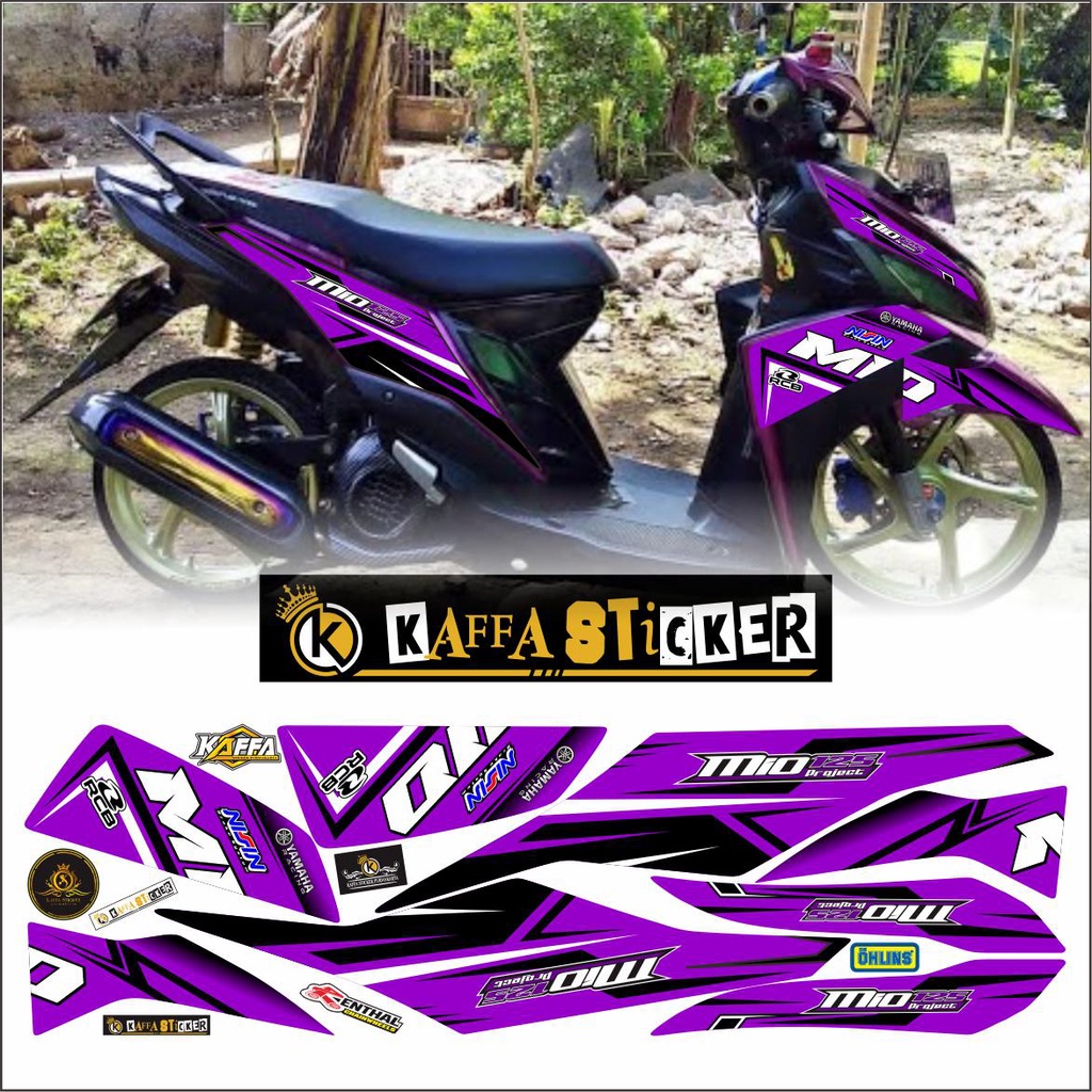 Jual COD / STIKER MOTOR Stiker Mio M3/Z Decal Striping Mio M3/Z Premium