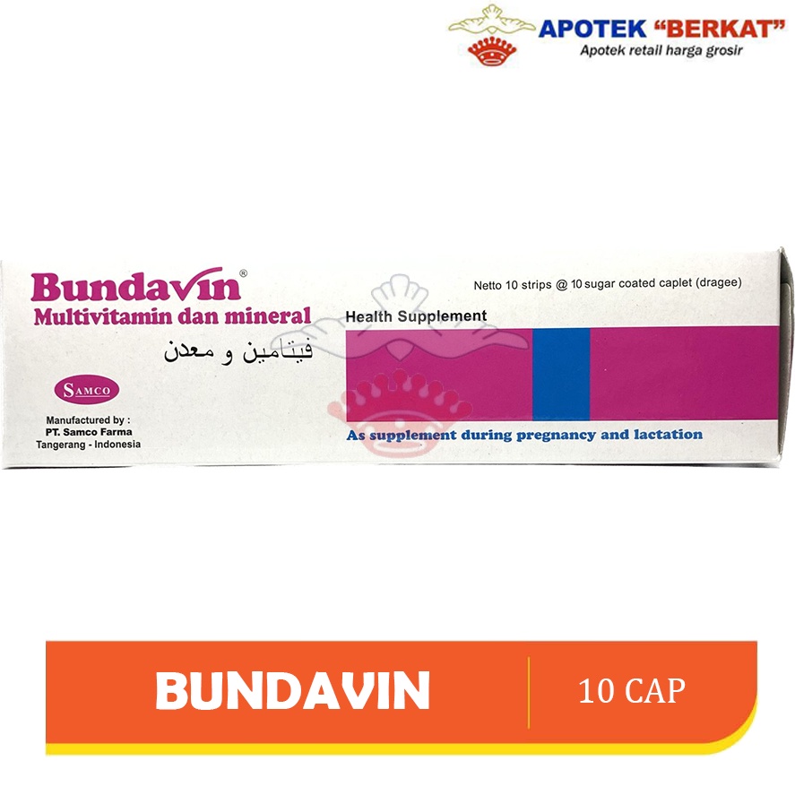 Jual BUNDAVIN STRIP 10 KAPLET / VITAMIN IBU HAMIL DAN MENYUSUI | Shopee ...
