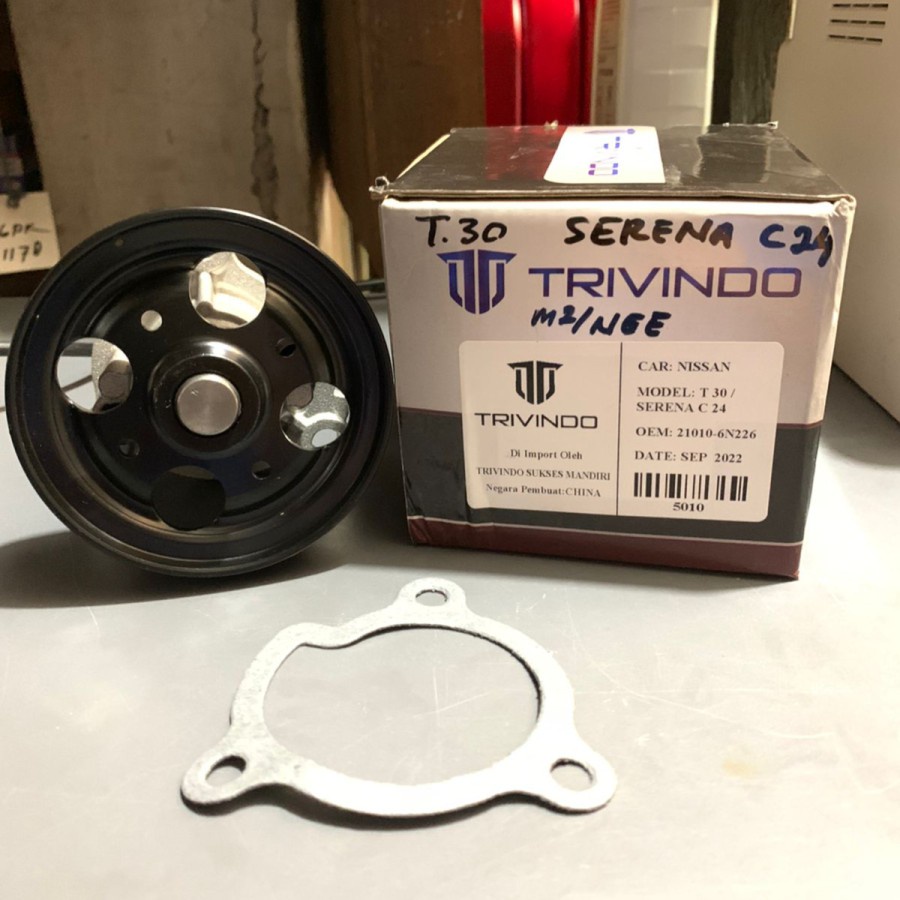 Jual Water Pump Nissan XTrail T30 Serena C24 210106N226 Trivindo Shopee Indonesia