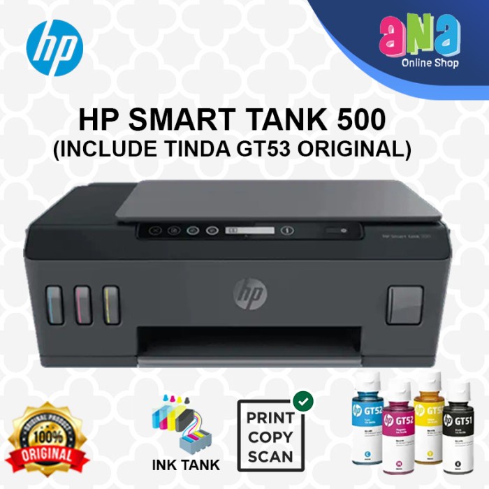 Jual Hp Smart Tank 500 All In One Printer Shopee Indonesia