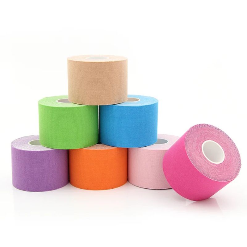 Jual kinesiology tape dijamin original aman untuk kulit taping tape 5m