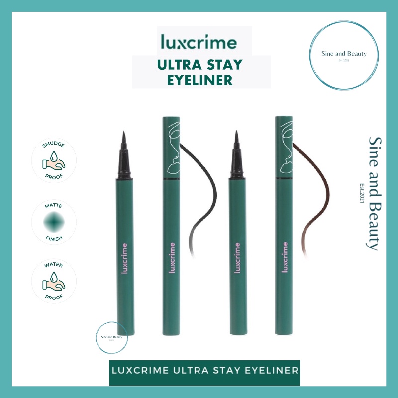 Jual LUXCRIME Ultra Stay Eyeliner Original Midnight / Espresso