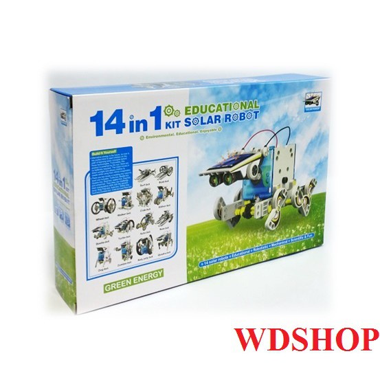 Jual KU Mainan Edukasi DIY 13 in 1 Solar Robot Kit / Solar Toys 13 in 1 ...