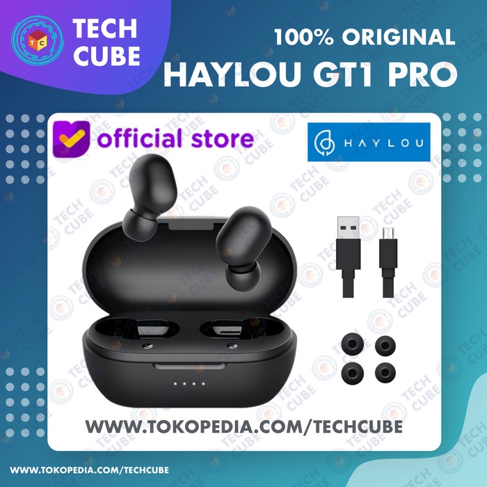 Jual HAYLOU GT1 PRO TWS WIRELESS EARPHONE BLUETOOTH TOUCH