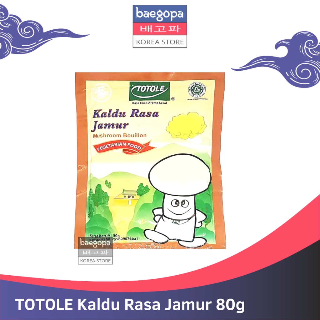 Jual TOTOLE Kaldu Vegan Kaldu Jamur 80 g Halal │ Import Mushroom ...