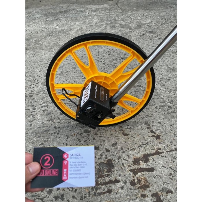 Jual METERAN DORONG 1 RODA/MEASURING WHEEL/ALAT UKUR DIAMETER RODA ...