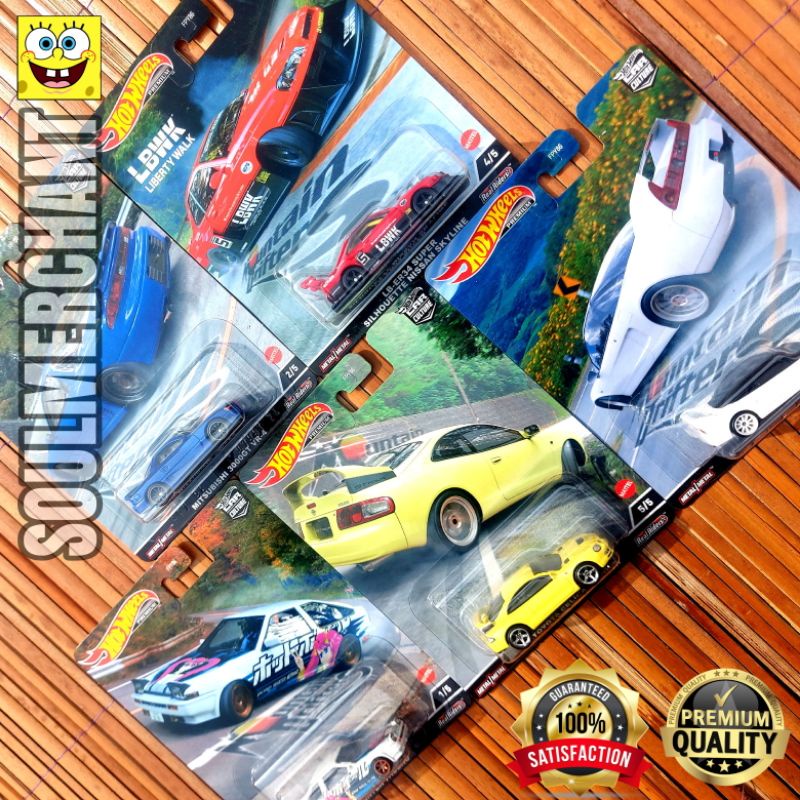 Hot Wheels 1/64 – Nissan Skyline Mountain Drifters LB-ER34 Super Silhouette – Rouge – 2022