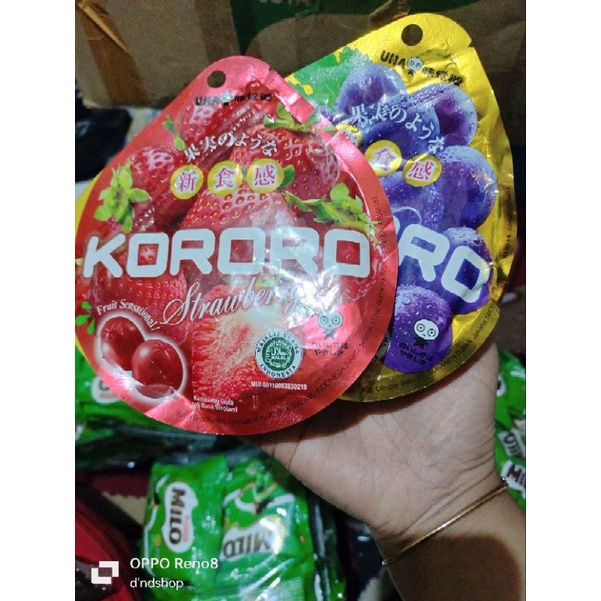 Jual kororo rasa strawberry 40gr produk uha | Shopee Indonesia
