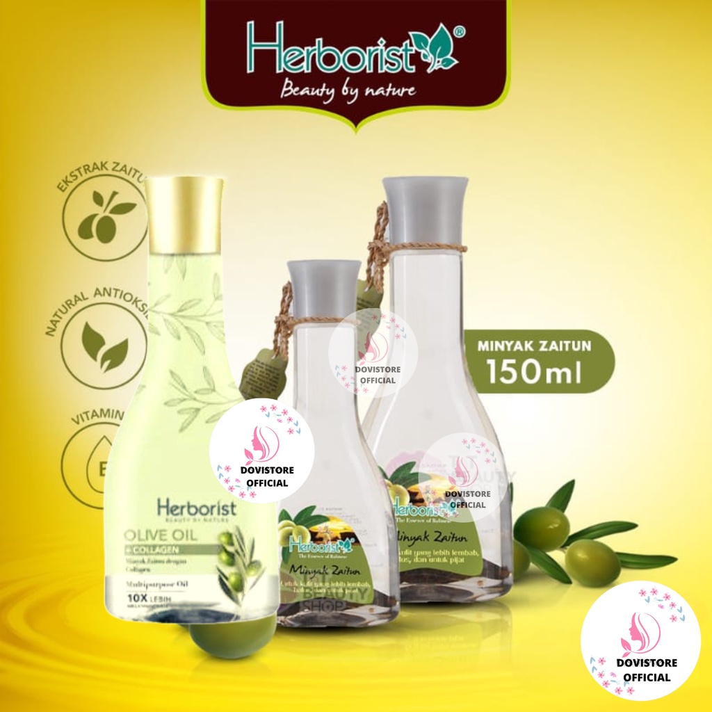 Jual Herborist Minyak Zaitun 75ml / Herborist Minyak Zaitun 150ml