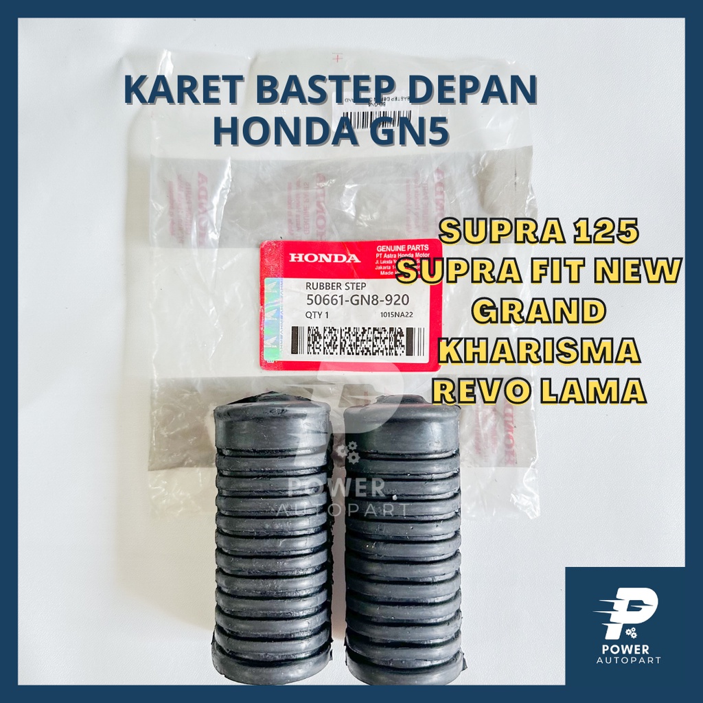 Jual Karet Bastep Footstep Depan Honda Supra Grand Karisma Kualitas