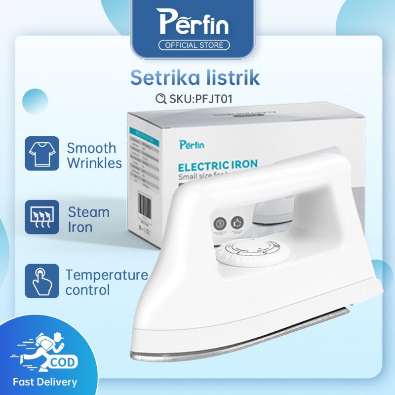 Jual Perfin PFJT01 electric iron small size for home use | Shopee Indonesia