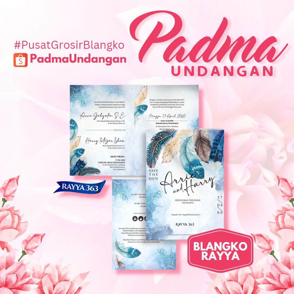 Jual Blangko Undangan Rayya 363 | Jual Pusat Grosir Blangko Kertas ...