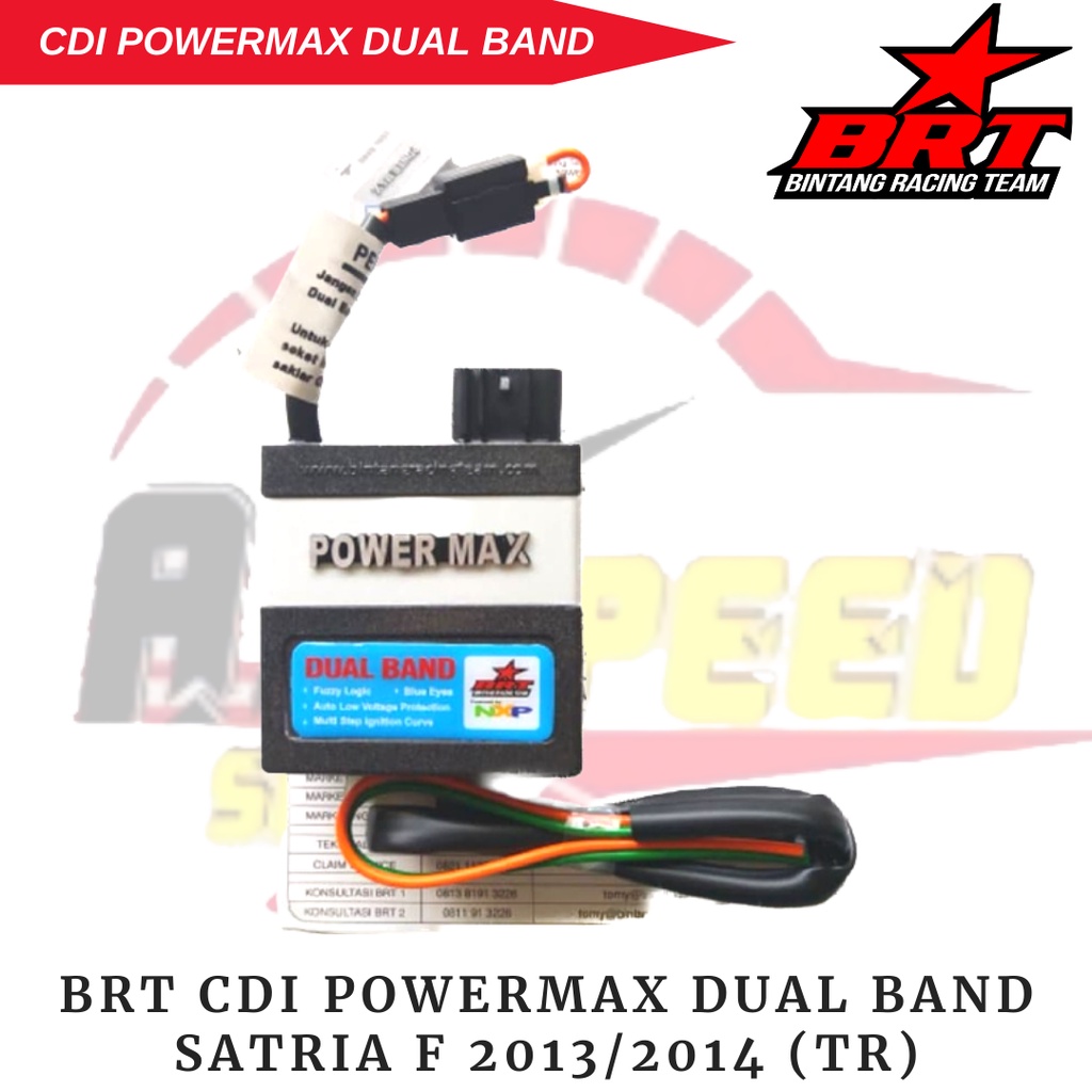 Jual Brt Racing Cdi Powermax Dual Band Satria F New Aho Tahun