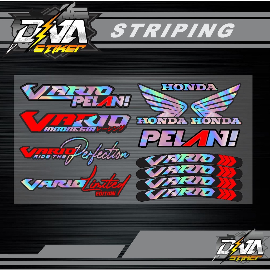 Jual Sticker Racing Pack Print & Cut Vynil & Hologram - Stiker Bacaan ...