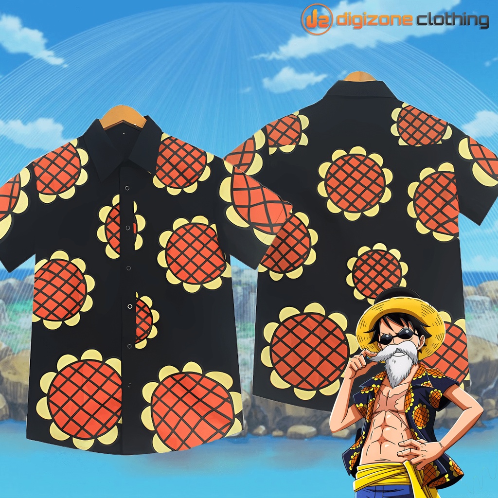 Jual Kemeja Anime One Piece Monkey D Luffy Cosplay Dressrosa Stampede Casual Shopee Indonesia