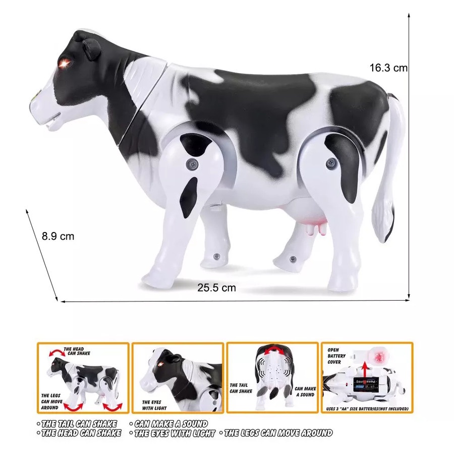 Jual Mainan Anak Sapi Baterai Milk Cow | Shopee Indonesia