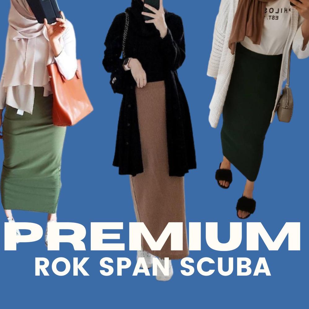 Jual ROK SPAN SCUBA ALL SIZE FIT L PREMIUM BELAHAN DI BELAKANG ...
