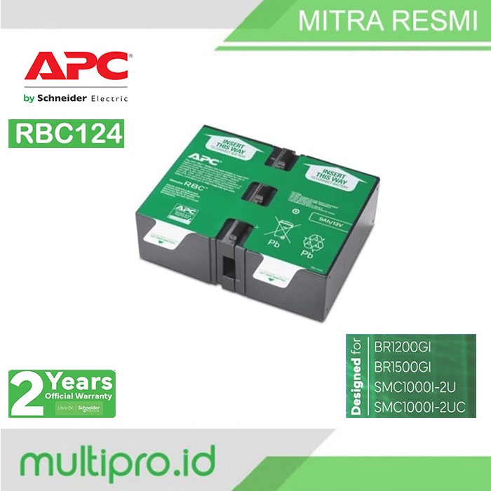 Jual Battery UPS APC RBC124 / RBC 124 | Shopee Indonesia