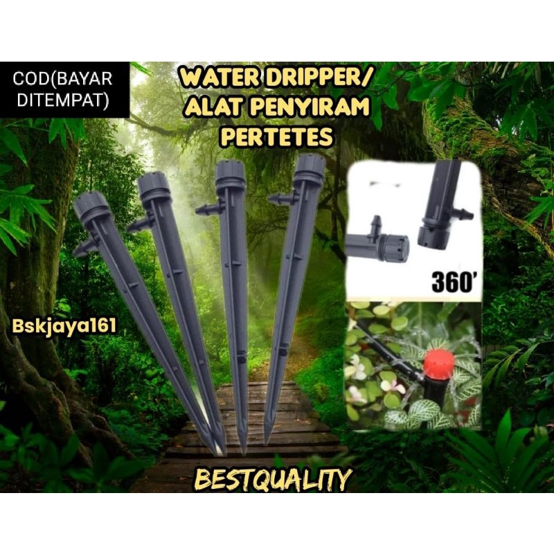 Jual ADJUSTABLE STICK DRIPPER / STIK SPRINKLER TAMAN AIR POT BUNGA ...