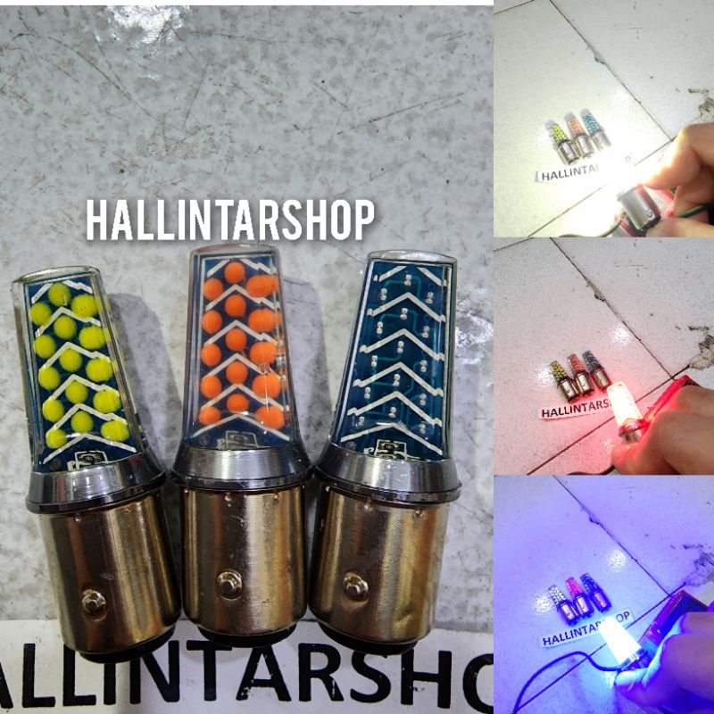 Jual LAMPU STOP MOTOR LED RUNNING KEDIP MATIC BEBEK MOGE MIO BEAT ...