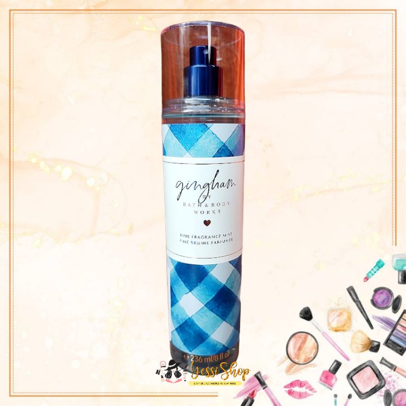 Jual Bath & Body Works GINGHAM Fine Fragrance Mist 236ml | Shopee Indonesia