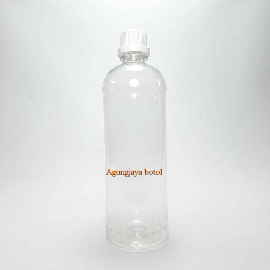 Jual Botol Pet 1 Liter Labor Natural / Botol Plastik / Botol Kimia ...