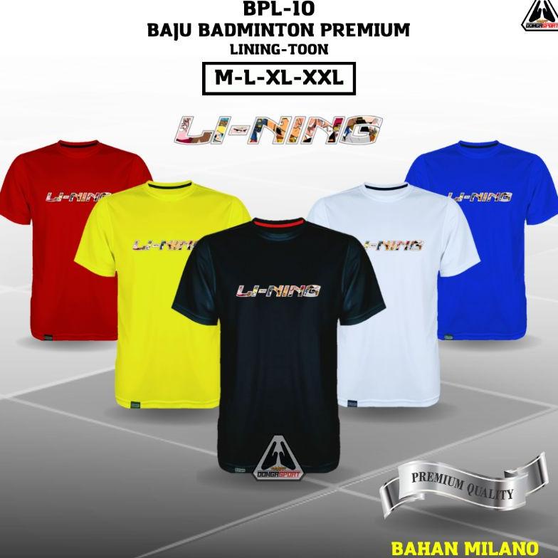 Jual Ps Gg Bpl Ln Toon Baju Badminton Premium Kaos Bulutangkis Premium Sablon Dtf