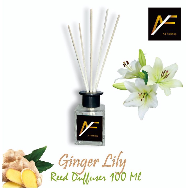 Jual Pengharum ruangan Ginger Lily Reed Diffuser 100 ml Ambune Shopee