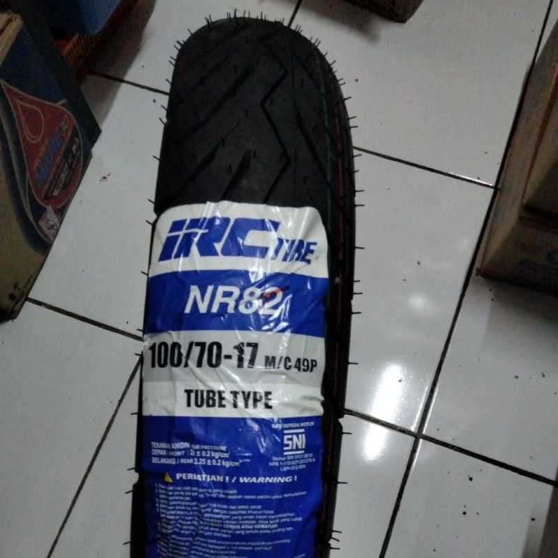 harga ban irc 100 80 ring 17 nr 25