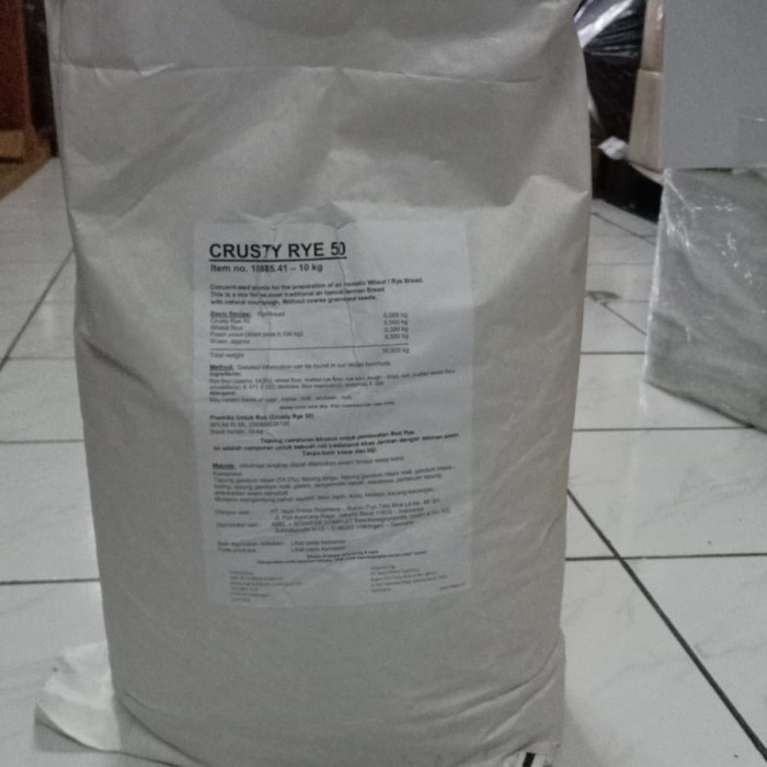Jual Rye flour tepung gandum hitam 500 gram sour dough starter feeder ...