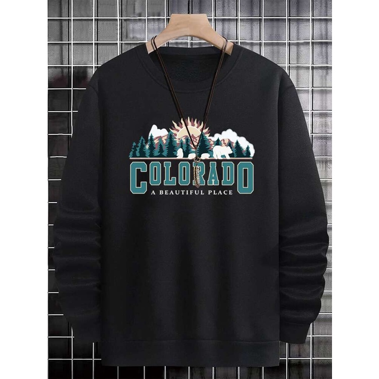 Colorado State Holiday Sweater Crewneck - Forest