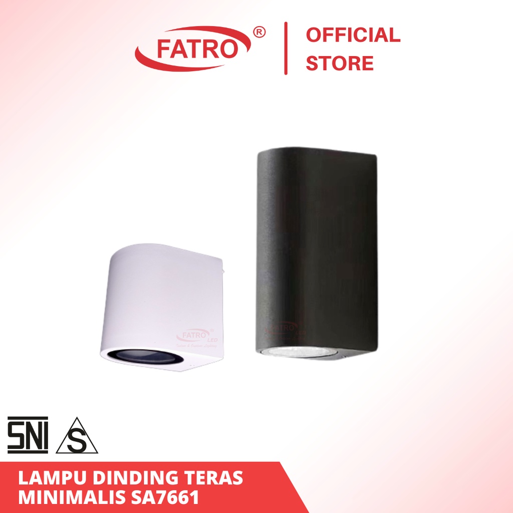 Jual Fatro Lampu Dinding Teras Minimalis Dekorasi Outdoor Lampu Tembok Anti Air Arah Led