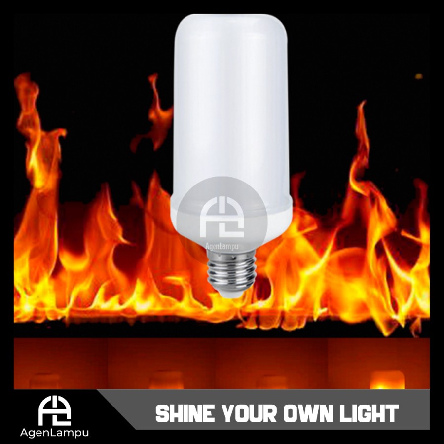 Jual LAMPU LED API 5 WATT 5W / LAMPU DEKORASI CAFE / LED FLAME FIRE ...