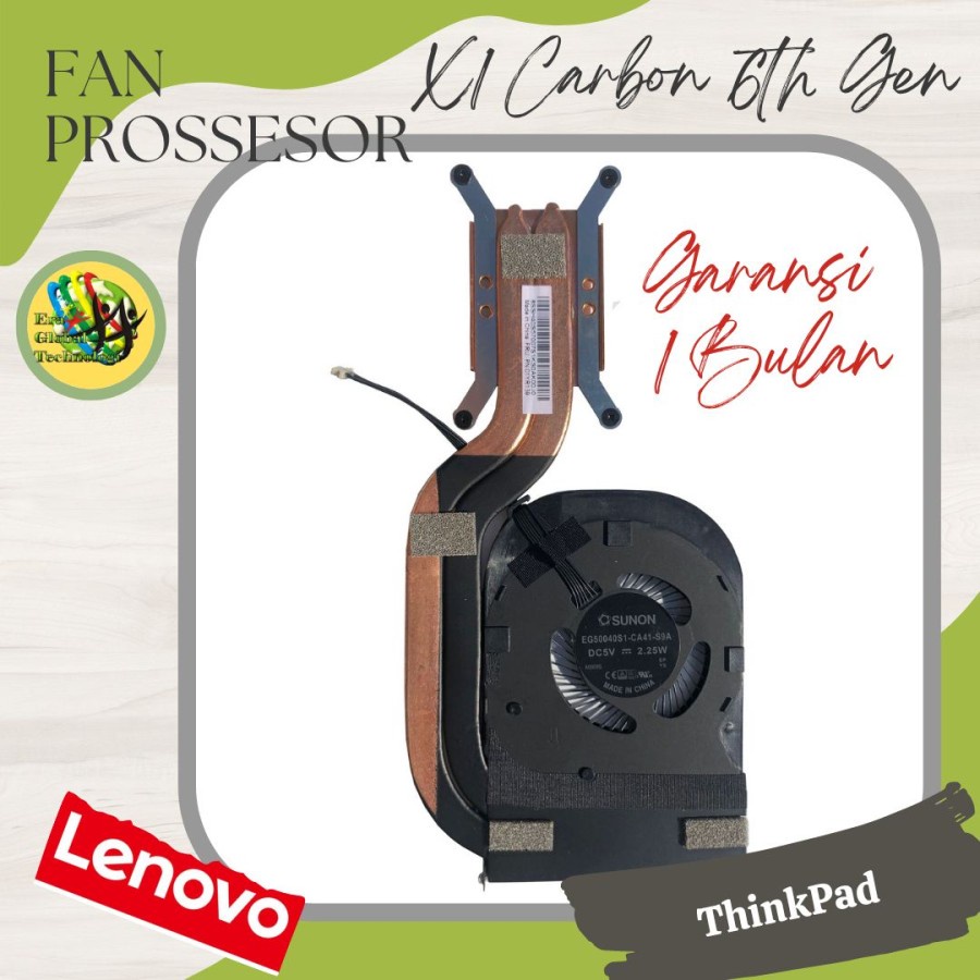 Heatsink Fan Lenovo ThinkPad X1 Carbon 6th Gen 20KG 20KH 01YR204
