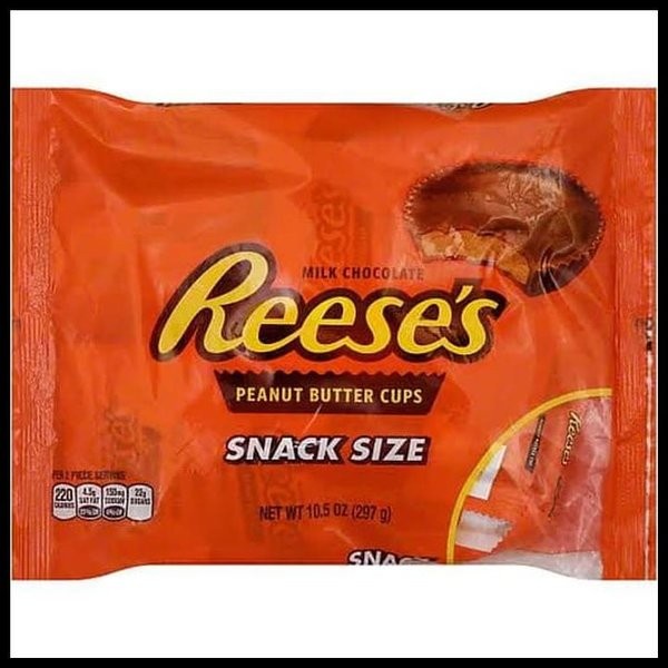 Jual REESE'S Peanut Butter Cups Snack Size Isi 14 Pcs 297 Gram | Shopee ...