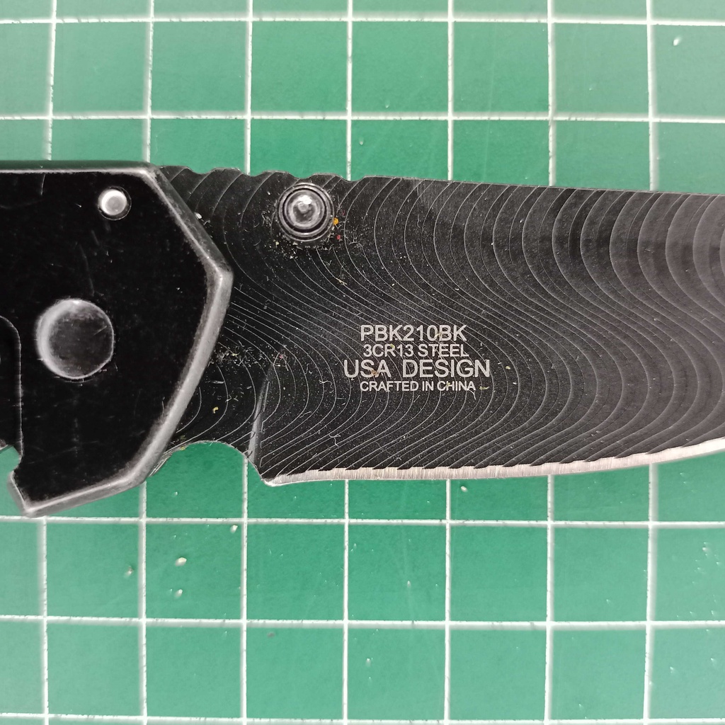 Jual Buckshot spring assisted folding knife black blade tactical combat ...